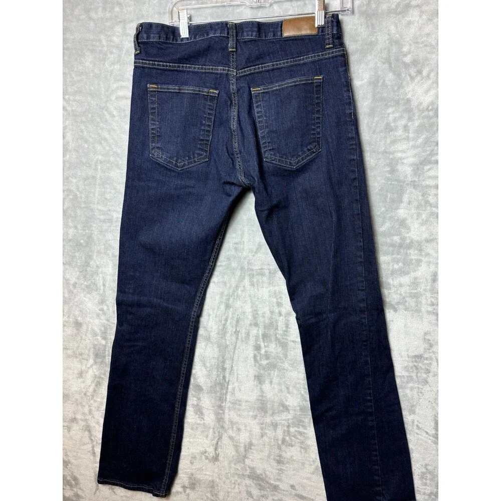Dearborn Denim Jeans Size 33 Length 35 Blue Pockets USA Made